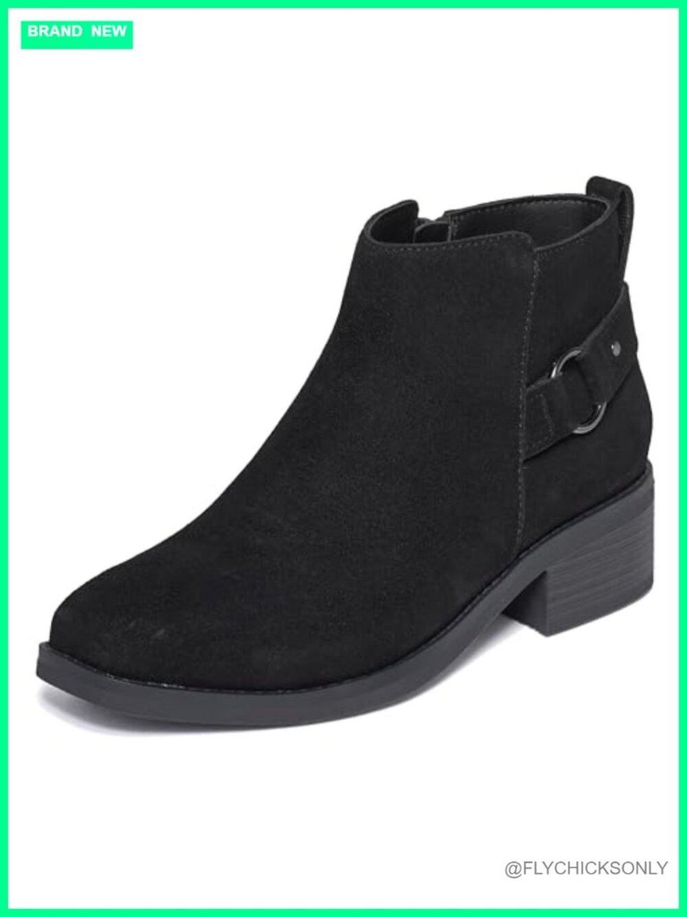 Skechers Wander Luxe Urban Step Suede Ankle Bootie Memory Foam